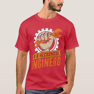 Im A Mechanical Enginerd Car Mechanic Engineer fri Tシャツ