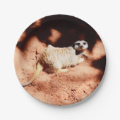 Im A Meerkat You Dig、紙パーティープレート ペーパープレート (正面)