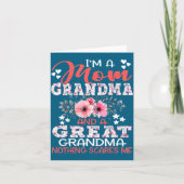 I'm A Mom Grandma A Great Grandma Nothing Es Me Fl カード (正面)
