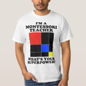 I'm a Montessori Teacher - Montessori  Tシャツ (正面)