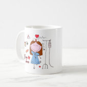 I'm a Nurse コーヒーマグカップ (正面左)