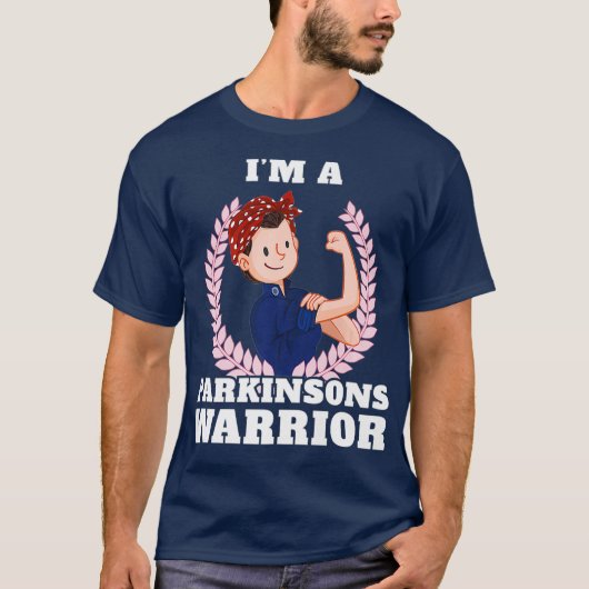 Im a Parkinsons Warrior Parkinsons Tシャツ (正面)