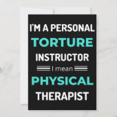 I'm A Personal Torture Instructor I Mean Physical サンキューカード (正面)