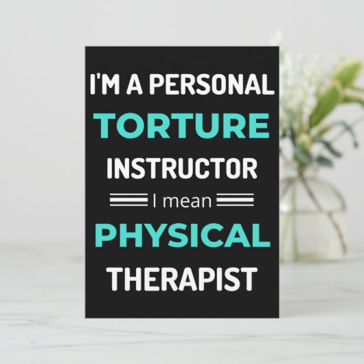 I'm A Personal Torture Instructor I Mean Physical サンキューカード (スタンド正面)