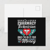 I'm A Pharmacy Technician Medicine Tech Pharmacist ポストカード (正面/裏面)