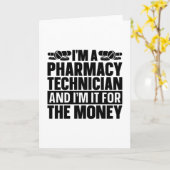I'm A Pharmacy Technician Tech Pharmacist Medicine カード (黄色い花)