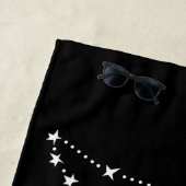 Im A Pisces〔占星術の〕十二宮図.トレンディーPisces〔占星術の〕十二宮図標識ビーチ ビーチタオル (インサイチュ)