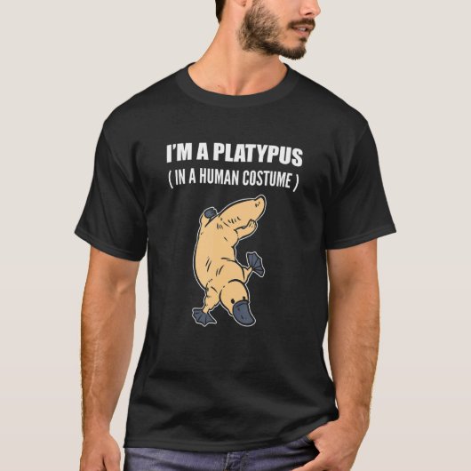 I'm a Platypus Zoologist Tシャツ (正面)