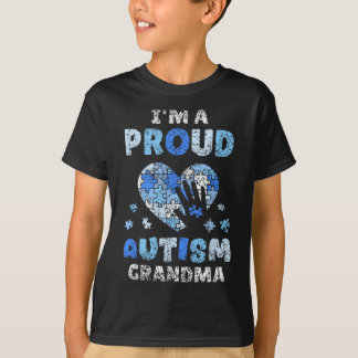 I'm A Proud Autism Grandma Support Autists Autist  Tシャツ