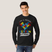 I'm A Proud Nonnie Autism Awareness Heart Autistic Tシャツ (正面フル)