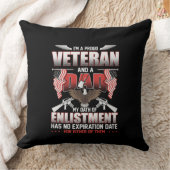 I'm A Proud Veteran and a Dad クッション (ブランケット)