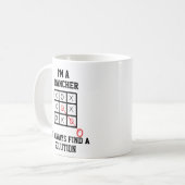 Im A Rancherいつも解決策を見つける コーヒーマグカップ (正面左)