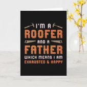 I'm A Rouber And A Fater Roofersパパハウス カード (黄色い花)