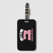 I'm a Sewciopath Sewing Quilting ラゲッジタグ (正面縦)