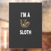 I'm A SLOTH T-Shirt Funny SLOTH T-Shirt ウィンドウサイン (シート2)