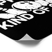 I'm A Split-Actured Guyボーリングプレーヤーおもしろい- Bow ポスター (角)