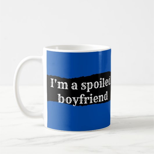 I'm a spoiled boyfriend コーヒーマグカップ (左)