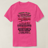 I'm A Spoiled Grandson Of Crazy Grandma Grumpy Old Tシャツ (デザイン正面)