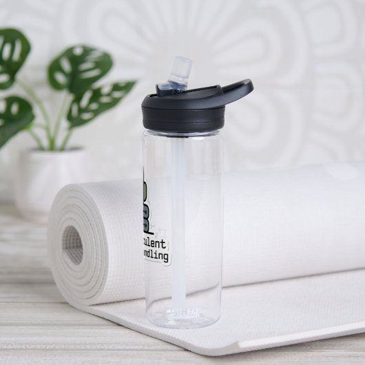 I'm a Succulent at Error Handling Sticker - ウォーターボトル (ヨガ)