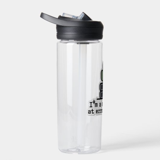 I'm a Succulent at Error Handling Sticker - ウォーターボトル (右面)