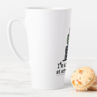 I'm a Succulent at Error Handling Sticker - カフェラテマグ