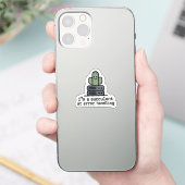 I'm a Succulent at Error Handling Sticker - シール (スマートフォン)