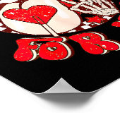 I'm A Sucker For You Candy Heart Love Happy Valent ポスター (角)