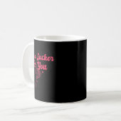 I'm A Sucker For You Romantic Valentine's Couple M コーヒーマグカップ (正面左)