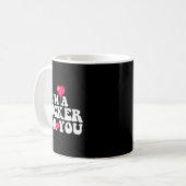 Im A Sucker For You Valentines Day Pun Matching Co コーヒーマグカップ (正面左)