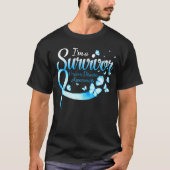 I'm A Survivor Graves Disease Awareness Butterfly Tシャツ (正面)