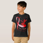 I'm A Survivor Heart Disease Awareness Month Red R Tシャツ (正面フル)