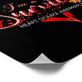 Im A Survivor Heart Disease Awareness Month Red Ri ポスター (角)