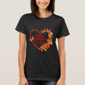 I'm A Survivor Heart Disease Awareness Red Butterf Tシャツ (正面)