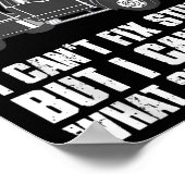 I'm A Tow Truck Driver I Can't Fix Stud Gift Towin ポスター (角)