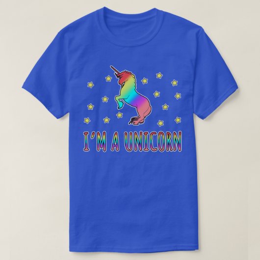 Im A Unicorn 1 Tシャツ (デザイン正面)