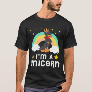 Im A Unicorn  Doberman Dog Tシャツ