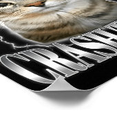 I'm About To Crash Out Funny Staring Cat Brainrot  ポスター (角)