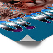 I'm Afraid Of Women Funny Saying Humor Cat Meme  ポスター (角)