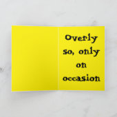 I'm always 'whelmed'... カード (内部)