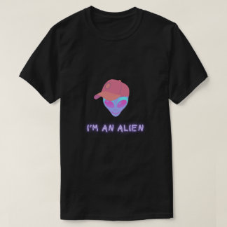 "I'M AN ALIEN" Tshirt - Hat Tシャツ
