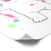 「I'm an artist！」しろくま ポスター (角)