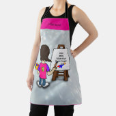 I'm an artist, ADD TEXT,  エプロン (インサイチュ)