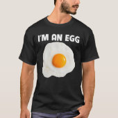 I'm An Egg Costume Gift Halloween Fried Egg Costum Tシャツ (正面)