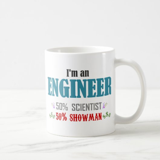 I'm an engineer コーヒーマグカップ (右)