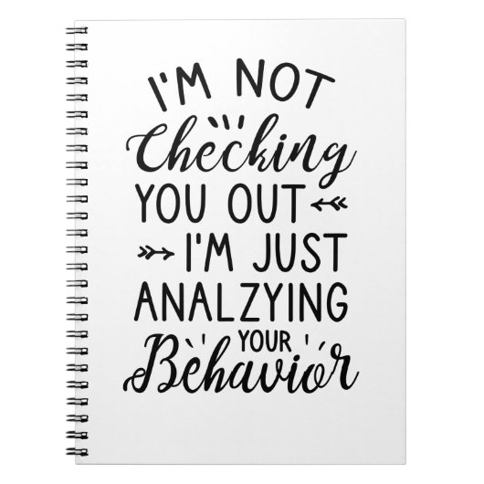 I'm Analyzing You ノートブック (正面)
