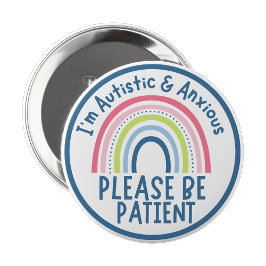 I'm autistic and anxious pin Badge 缶バッジ