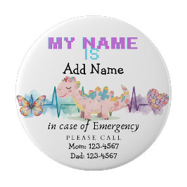 I'm autistic Emergency Autism Pin Badge 缶バッジ