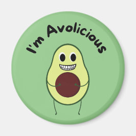 I'm Avolyious - おもしろい Fruit Pun マグネット