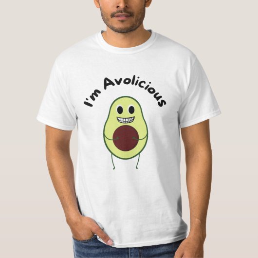 I'm Avolyious - おもしろい Fruit Pun Tシャツ (正面)