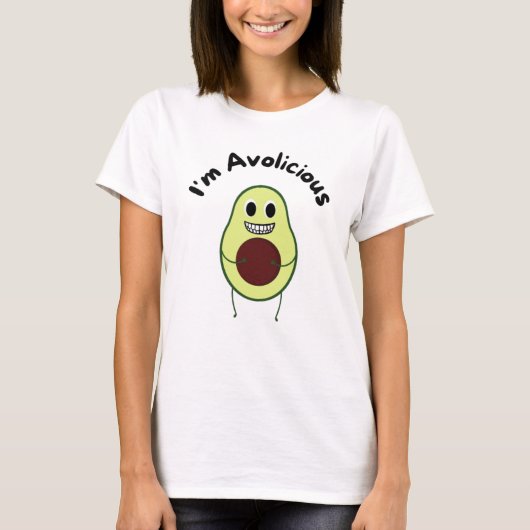 I'm Avolyious - おもしろい Fruit Pun Tシャツ (正面)